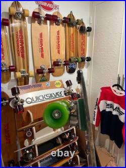Vintage Skateboard Powell QuickTail 1976. Sims Mini Comp Wheels, Gullwing Trucks