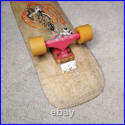 Vintage Skateboard Push Skate Shop With Pink Bullet Trucks & OJ III / OJ 3 Wheels