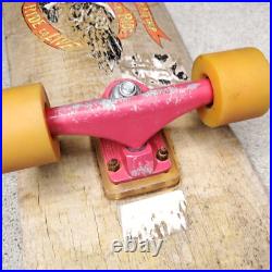 Vintage Skateboard Push Skate Shop With Pink Bullet Trucks & OJ III / OJ 3 Wheels