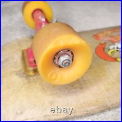Vintage Skateboard Push Skate Shop With Pink Bullet Trucks & OJ III / OJ 3 Wheels