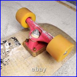 Vintage Skateboard Push Skate Shop With Pink Bullet Trucks & OJ III / OJ 3 Wheels
