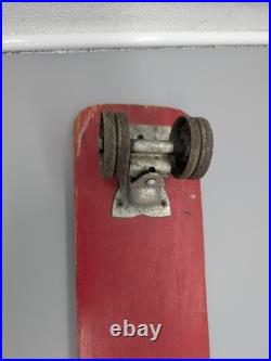 Vintage Skateboard Roller Derby #10 Metal Wheels All Original 19 Very Neat