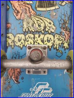 Vintage Skateboard Santa Cruz Rob Roskopp Target 29 Independent Bullet