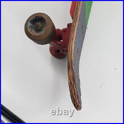 Vintage Skateboard Schmitt Stix Lucero Complete Bullet Wheels Tracker Trucks