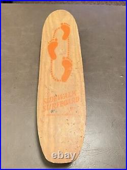 Vintage Skateboard Sidewalk Surfboard By Nash 1960's Orange Color Way RARE