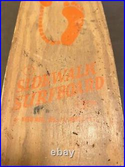 Vintage Skateboard Sidewalk Surfboard By Nash 1960's Orange Color Way RARE