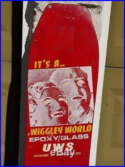 Vintage Skateboard Uncle Wiggley 1986 John Schultes USA Ultra Rare UWS Grail OG