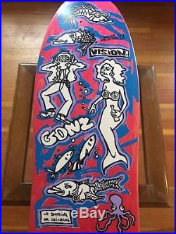 Vintage Skateboard Vision Deck Mark Gonzales GONZ Original 1980s rare