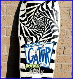 Vintage Skateboard Vision Gator Full Size OG NOT REISSUE Gonzalez VTG 1986 Grail