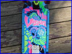 Vintage Skateboard Vision OLD GHOSTS Hippie Stick Gull Wings Circa 80's