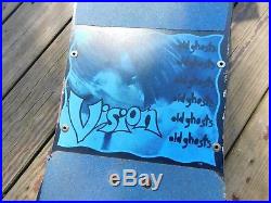 Vintage Skateboard Vision OLD GHOSTS Hippie Stick Gull Wings Circa 80's