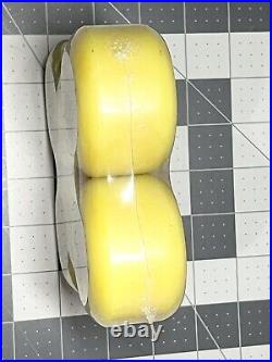Vintage Skateboard Wheels NOS Santa Cruz Big Balls 65mm 92a Yellow Sealed