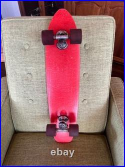Vintage Skateboard X-CALIBER Fiberglass, Truck withOG Risers, Racing Slicks