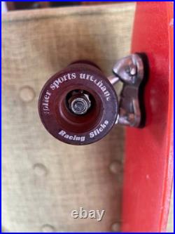 Vintage Skateboard X-CALIBER Fiberglass, Truck withOG Risers, Racing Slicks