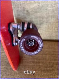 Vintage Skateboard X-CALIBER Fiberglass, Truck withOG Risers, Racing Slicks