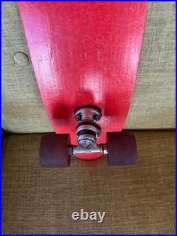 Vintage Skateboard X-CALIBER Fiberglass, Truck withOG Risers, Racing Slicks