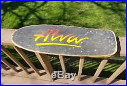 Vintage Skateboard deck Alva Tri-logo late 70's old school cool