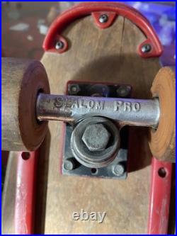 Vintage Skateboard has character Rare and unique 70's All Original Set Up