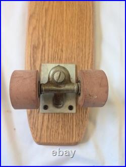 Vintage Sokol Skateboard Wood Deck Clay Wheels Nice