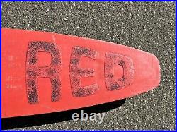 Vintage Sport Fun Inc. Big Red Old School Skateboard Super Grip (RARE HTF)