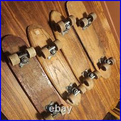 Vintage Super Surfer Skateboard Lot Of 4 Clay Wheels