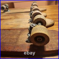 Vintage Super Surfer Skateboard Lot Of 4 Clay Wheels