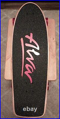 Vintage TONY ALVA Reissue 1977 Kick-Tail withRARE FlameFade withDogtown 59s Madrids