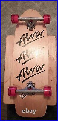 Vintage TONY ALVA Reissue 1977 Kick-Tail withRARE FlameFade withDogtown 59s Madrids