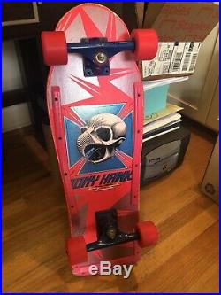 Vintage TONY HAWK POWELL PERALTA Original 1983 Chicken Skull Skateboard MINI