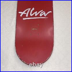 Vintage Tony Alva Mariposa Red Skateboard Deck RARE 8.25 x 31.5