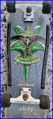 Vintage Tony Hawk Powell Peralta Claw skateboard-Slime Balls 95 -Thunder Trucks
