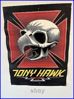 Vintage Tony Hawk Powell Peralta Skateboard Poster 23x17