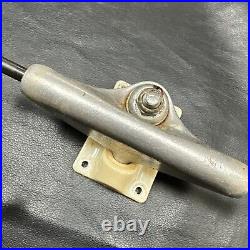 Vintage Tracker Extrack Skateboard Trucks White Silver 1978 Rare 7.5