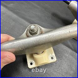 Vintage Tracker Extrack Skateboard Trucks White Silver 1978 Rare 7.5