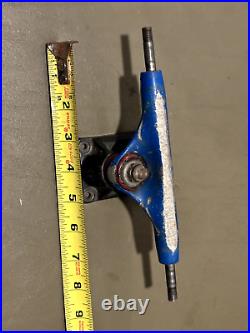 Vintage Tracker Sixtrack SX Street Blue Black Skateboard Trucks Rare 8