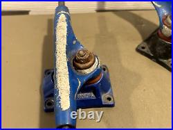 Vintage Tracker Sixtrack SX Street Blue Black Skateboard Trucks Rare 8