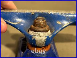 Vintage Tracker Sixtrack SX Street Blue Black Skateboard Trucks Rare 8