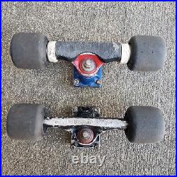 Vintage Tracker Ultralights Skateboard Trucks with Vision Shredder Wheels