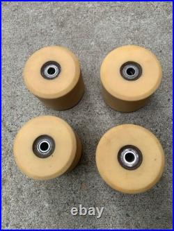 Vintage Tunnel Super Rock Skateboard Wheels 1970s Slightly Used 61mm