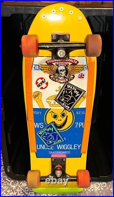 Vintage Uncle Wiggley Skateboard Designed by Dave Crabb Corona FIRST GRAPHIC Vintage Uncle Wiggley Skateboard Designed by Dave Crabb Corona FIRST GRAPHIC