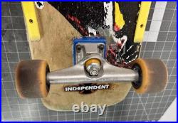 Vintage VISION KELE PRO MODEL Skateboard With Independent Trucks & Vision Wheels