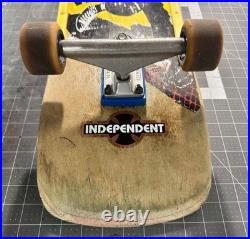 Vintage VISION KELE PRO MODEL Skateboard With Independent Trucks & Vision Wheels