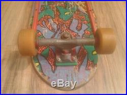 Vintage VISION Lobster Tail complete skateboard with Gullwing Pro & Bullet 66's