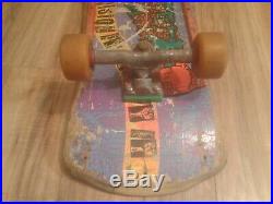Vintage VISION Lobster Tail complete skateboard with Gullwing Pro & Bullet 66's