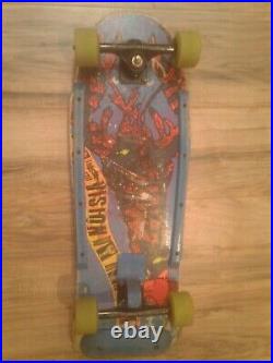 Vintage VISION Lobster Tail complete skateboard with Powell Peralta G-Bones