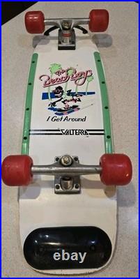 Vintage Valterra The Beach Boys I get around Skateboard 1987 Old School