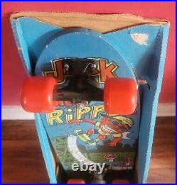 Vintage Variflex Skateboard Deck The Ripper NOS New In Box Crazy Rare Cool