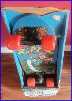 Vintage Variflex Skateboard Deck The Ripper NOS New In Box Crazy Rare Cool