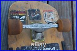 Vintage Variflex Skateboard Deck & Trucks Sims Comp II Wheels Old School 26 cm