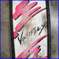 Vintage Variflex Skateboard Pink White Old School Street Rage II Wheels 80s 90s